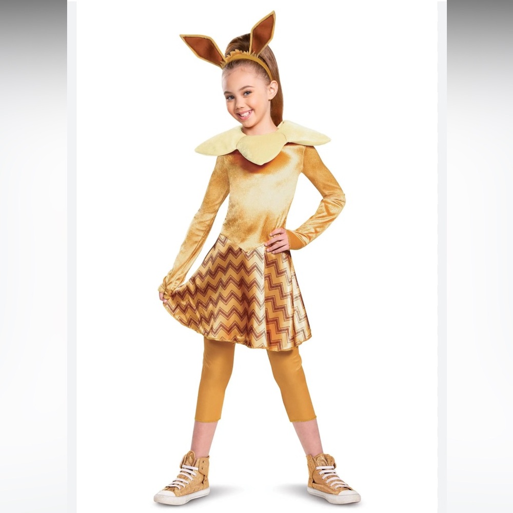 Disguise Pokémon Eevee Deluxe Child Costume Size Large 10/12